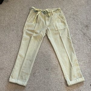 Lucky Brand mid-rise utility straight